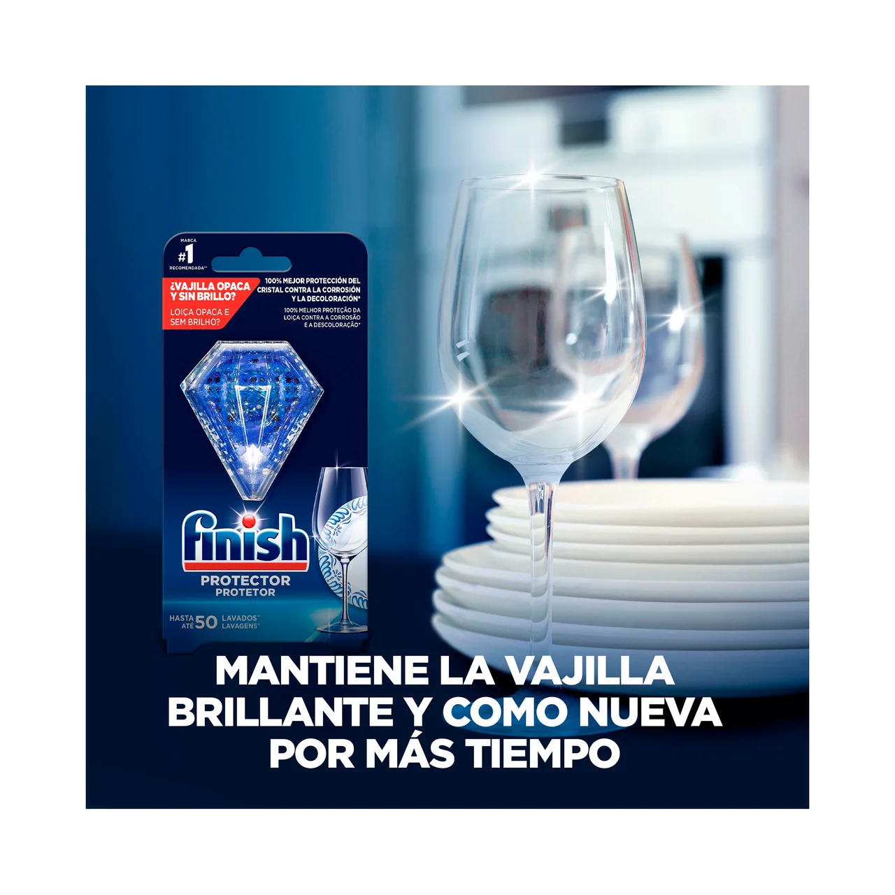 FINISH Ambientador para lavavajillas protector FINISH 1 ud.