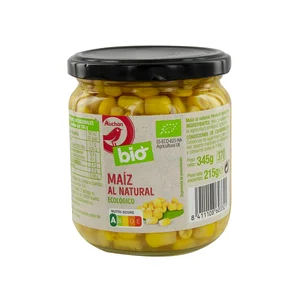 ALCAMPO ECOLÓGICO Maíz dulce al natural ALCAMPO ECOLÓGICO tarro de 215 g.
