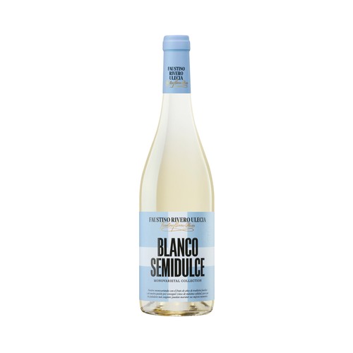 FAUSTINO RIVERO ULECIA  Vino blanco monovarietal semidulce con IGP Vinos de la Tierra de Castilla botella 75 cl.
