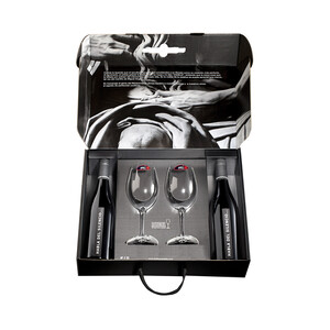 Imagen de HABLA DEL SILENCIO...  Estuche de botellas de vino tinto con D.O. Vinos de la Tierra de Extremadura.