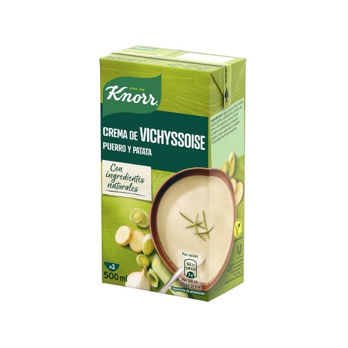 KNORR Crema de Vichyssoiese (puerro y patata) 500 ml.