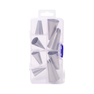 Imagen de Set 8 boquillas de 2 tamaños de acero inoxidable, ACTUEL. 