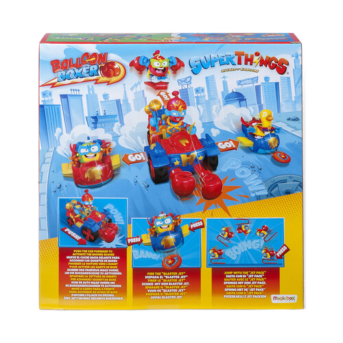 Playset con figuras y vehículos, Balloon Boxer SUPERTHINGS.