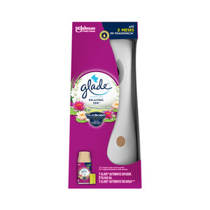 Imagen de GLADE Relaxing zen Ambientador automático en spray con recambio 269 ml.