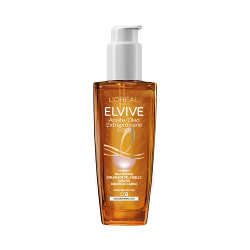 ELVIVE Tratamiento hidrantante y nutritivo para cabellos normales a secos ELVIVE Aceite extraordinario 100 ml.