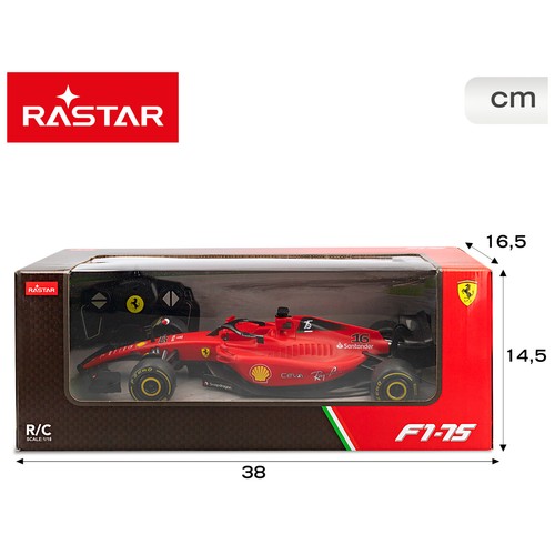 Ferrari radiocontrol F1-75 1:18, 41277 +6 Años RASTAR