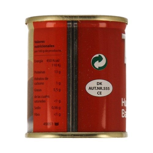TEJERO Huevas de bacalao lata de 200 g.