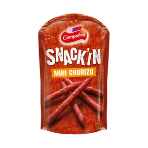 CAMPOFRÍO Mini chorizos, ideales para picar CAMPOFRÍO Snack´in 50 g.