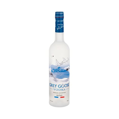 GREY GOOSE Vodka blanco premium destilado y embotellado en Francia botella 70 cl.