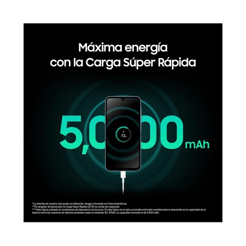 SAMSUNG Galaxy A15 azul, 128GB + 4GB Ram, móvil 16,5cm (6,5"). SM-A155FZBDEUB