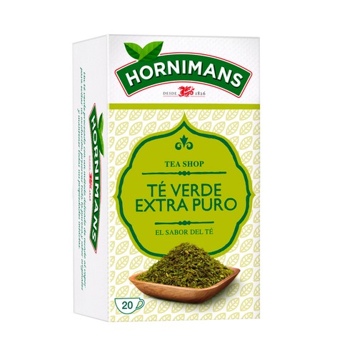 Te verde extra puro HORNIMANS 20 uds. 30 g.