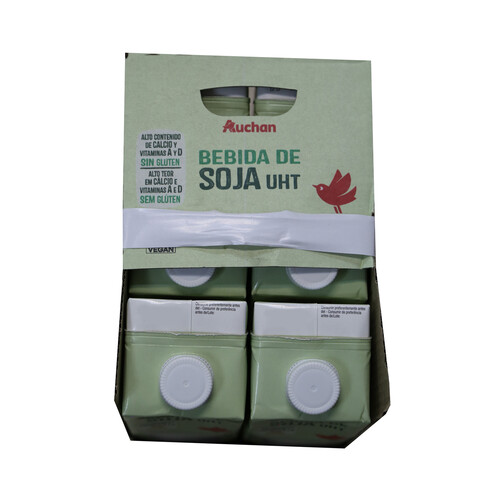 PRODUCTO ALCAMPO Bebida de soja sin gluten, enriquecida con calcio y vitaminas A y D PRODUCTO ALCAMPO 6 x 1l.