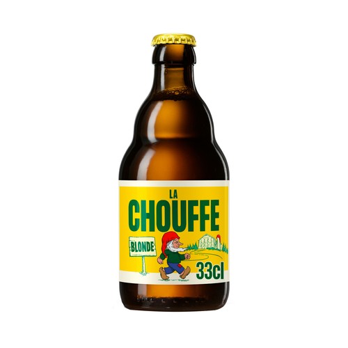LA CHOUFFE Cerveza de importación Belga 33 cl.