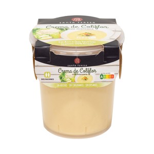Imagen de SANTA TERESA Crema de coliflor con manzana, elaborada sin conservantes, ni aditivos ni espesantes SANTA TERESA 400 ml.