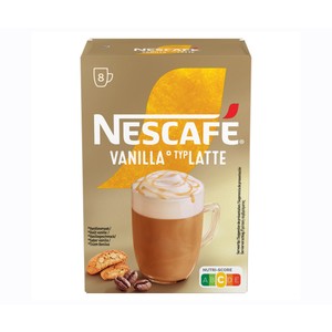 NESCAFE Café soluble capuccino vainilla 8 sobres 136 g.