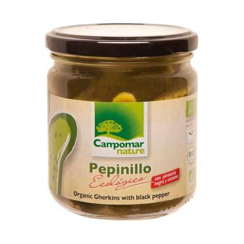 Pepinillos ecológicos CAMPOMAR NATURE 180 g.