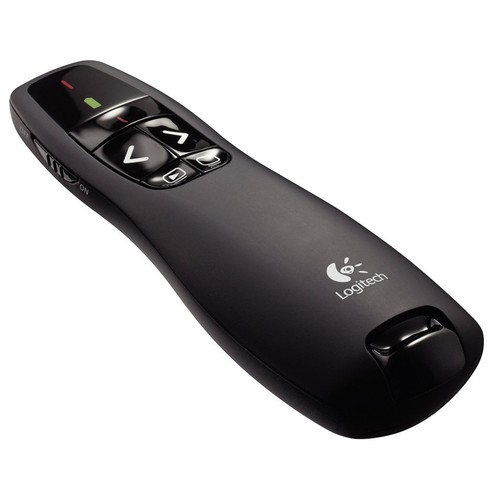 Presentador inalámbrico LOGITECH Presenter R400, láser rojo.