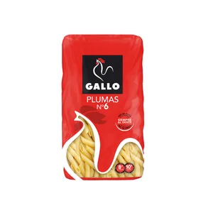 GALLO Nº 6 Pasta plumas 450 g.