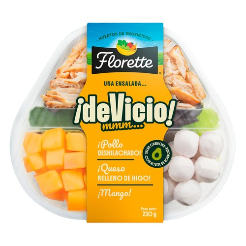 FLORETTE deVicio Bol de ensalada exótica 230 g.