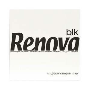 RENOVA Servilletas de papel desechables 39 x 39 cm RENOVA 75 uds.