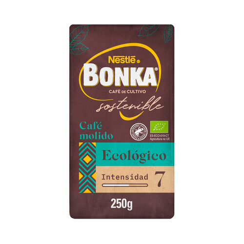 Cafè molido ecológico BONKA 220 g.
