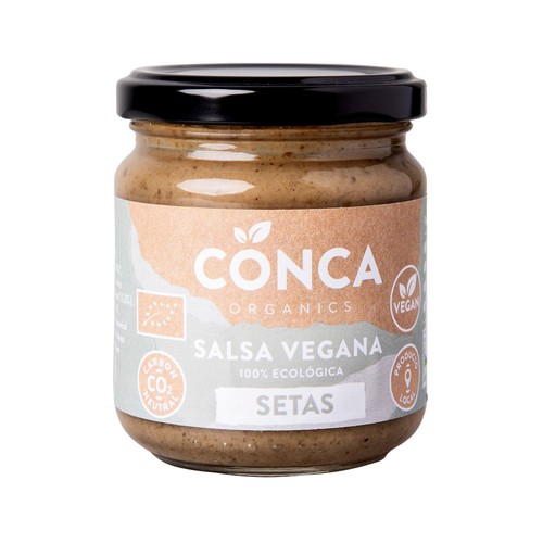 CONCA ORGANICS Salsa setas, vegana 185 g.