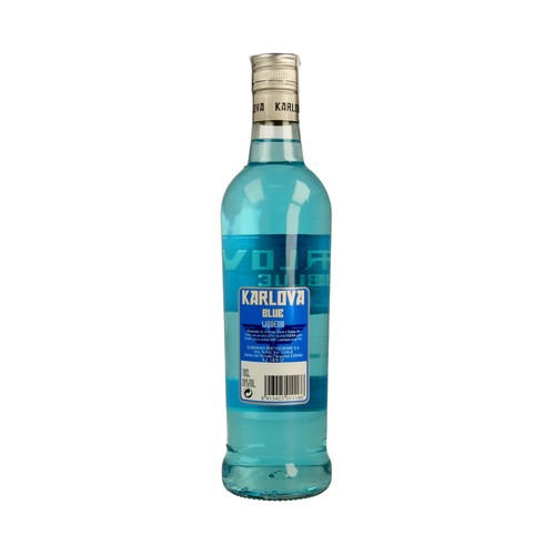 KARLOVA blue Bebida espirituosa de vodka azul botella de 70 cl.