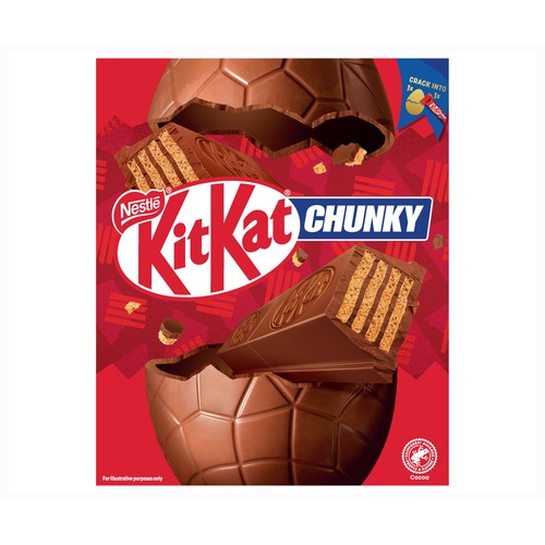KIT KAT Huevo mona de Pascua chunky 190 g.