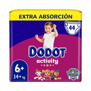 Activity Pañales talla 6+ (+14 kg) 44 uds.