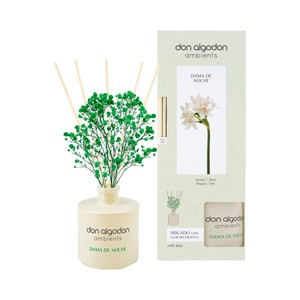 DON ALGODÓN Ambients Ambientador de varillas (Mikado), con aroma a Dama de noche.