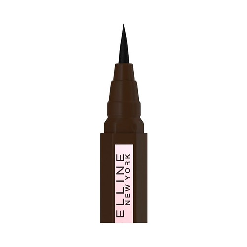 MAYBELLINE Hiper easy tono 810 Pitch brown  Eyeliner de ojos líquido con pincel ultra flexible.