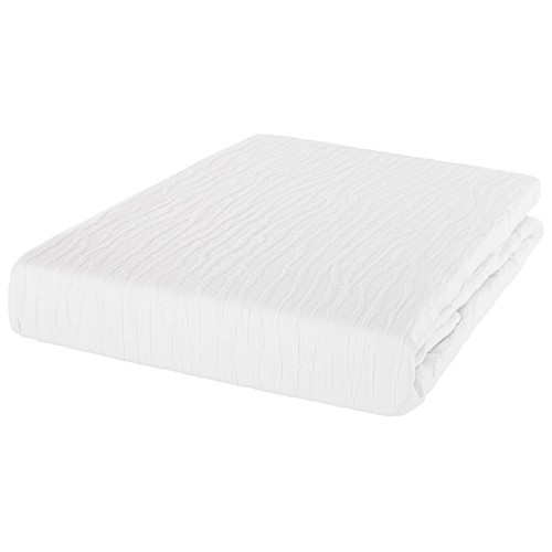 Colcha jacquard líneas 135-150cm, 240x260 blanco o gris. LUMATEX