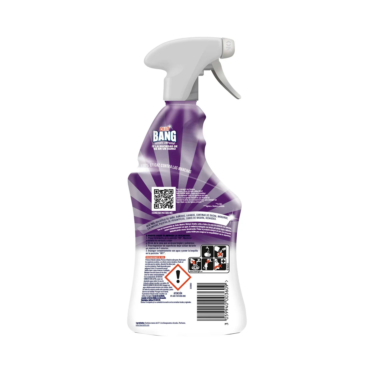 CILLIT BANG Limpiador quitagrasas multiusos con lejía CILLIT BANG 750 ml.