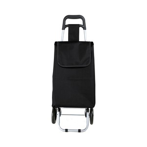 Imagen de Carro de compra con 2 ruedas, color negro, 32 litros de capacidad, ACTUEL.