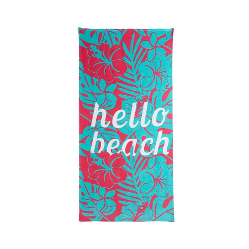 Toalla de playa velour, 70x140cm, 100% Algodón, 300g/m², ACTUEL. diferentes modelos, 1 unidad.