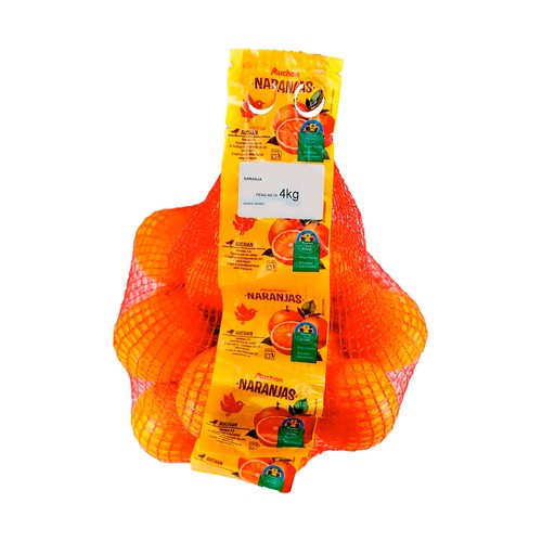 Naranjas ALCAMPO PRODUCCIÓN CONTROLADA malla de 4 kg.