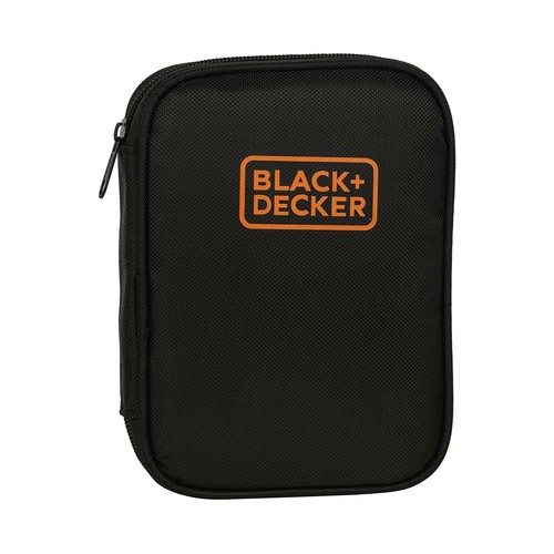 Set para atornillar con 56 piezas, destornillador carraca, BLACK + DECKER A7104.