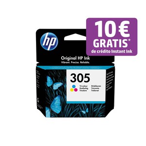 Cartucho de tinta original HP 305 3YM60AE, tricolor
