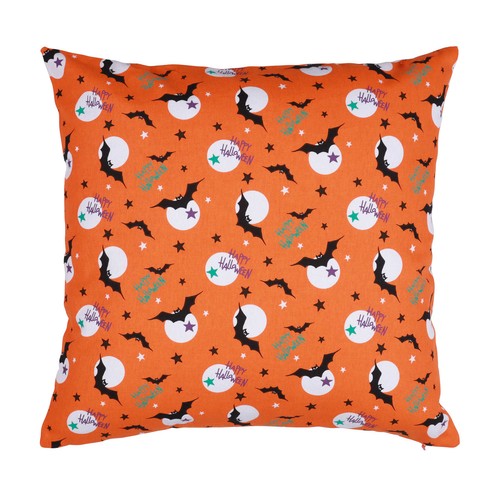 Funda de cojín 45x45cm, temática Halloween. ACTUEL