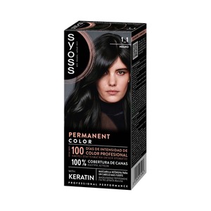Imagen de SYOSS tono 1_1 Negro Coloración capilar permanente con keratina.