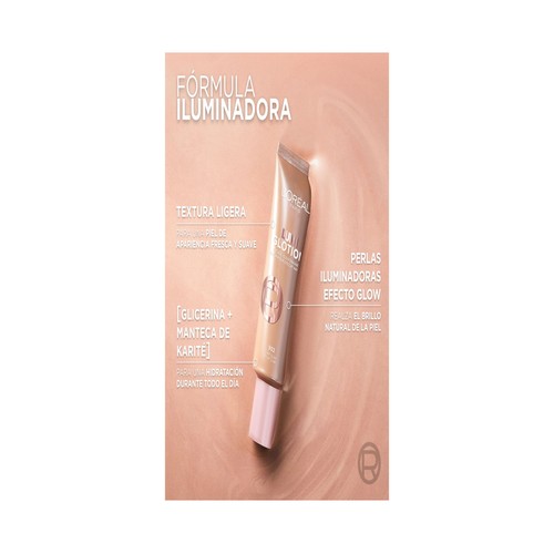 L´ORÉAL PARIS Lumi glotion tono 904 Deep glow Iluminador líquido con acabado natural.