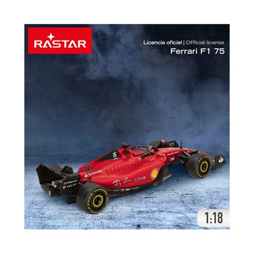 Ferrari radiocontrol F1-75 1:18, 41277 +6 Años RASTAR