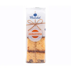 MANDUL Bizcocho de zanahoria 300 g.