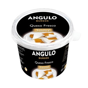 Imagen de ANGULO Queso fresco de Burgos ANGULO SUAVE tarrina de 500 g.