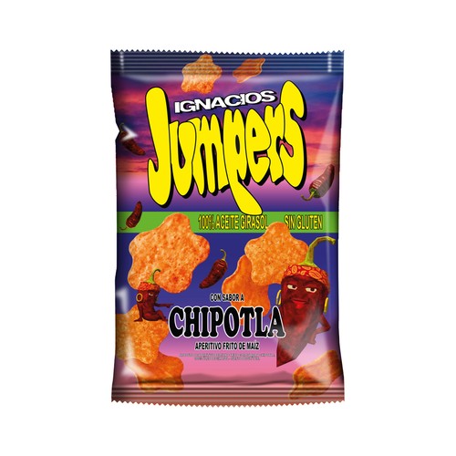 JUMPERS Nachos chipotla 120gr