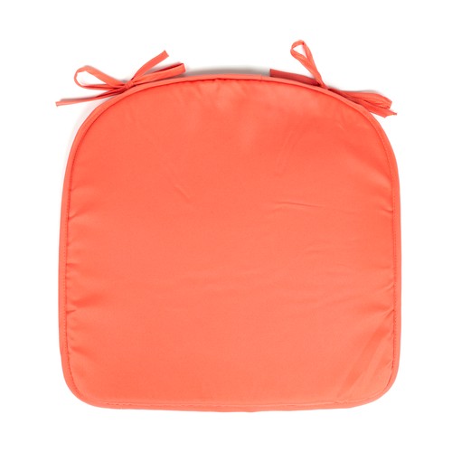 Cojín para silla poliéster color rojo 40x80cm, GARDENSTAR.