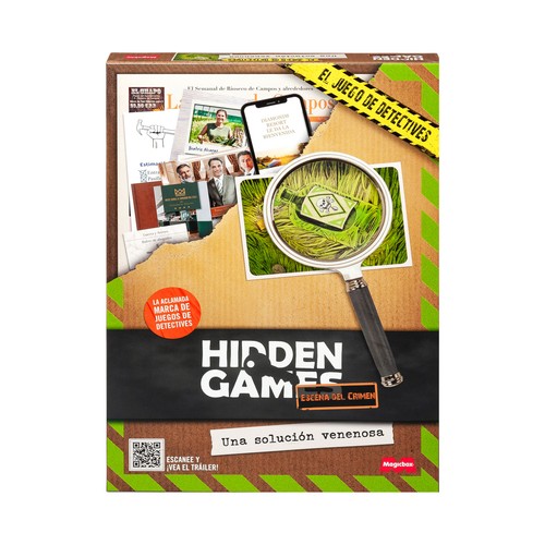 Juego de detectives Hidden Games, modelos surtidos +14 Años MAGIC BOX