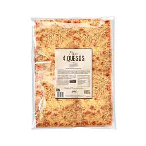 PALACIOS Pizza rectangular 4 quesos 680 g. 