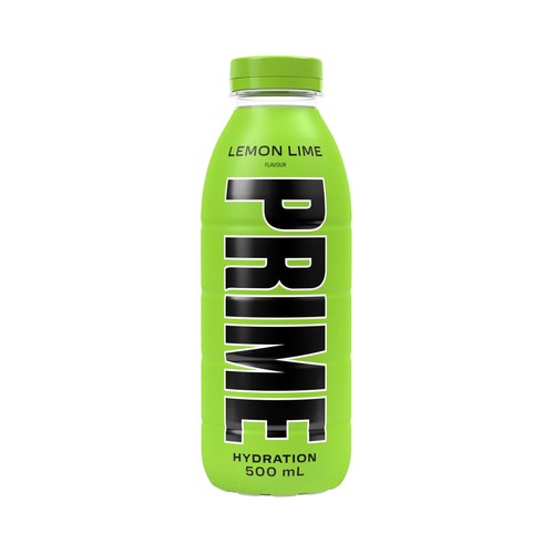 PRIME Bebida isotónica de lima limón 500 ml.