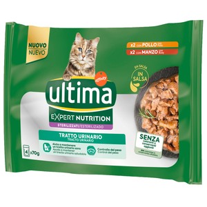 Alimento húmedo de gato esteriliz expert 4 x 20 gr.
